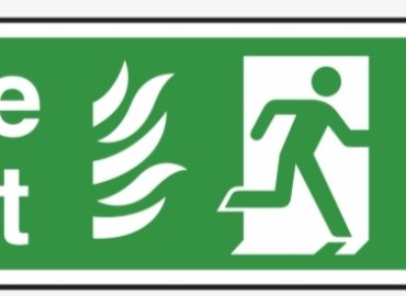 Exit signs Fire exit Exit signs Fire exit